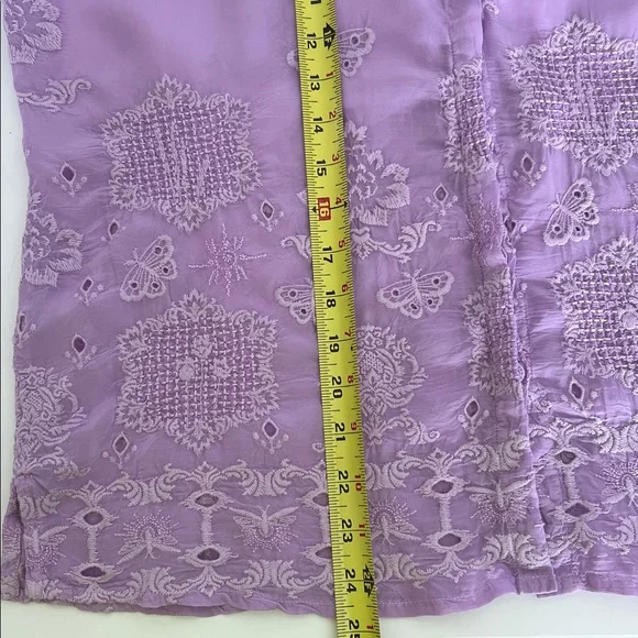 Johnny Was - Slim Audrey Embroidered Shirt - Picture 11 of 13